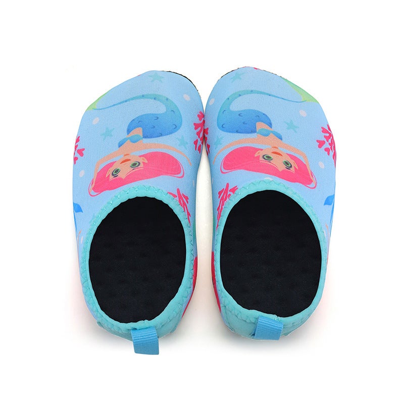 Children'S Skin-Sticking Non-Slip Anti-Cut Beach Shoes Printed Water Park Quick-Drying Breathable Soft Bottom Floor Socks - Image 3